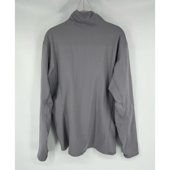 Patagonia Men’s R1 Pullover Gray Size Large USA Made Quarter Zip Fleece Pullover - Picture 2 of 10